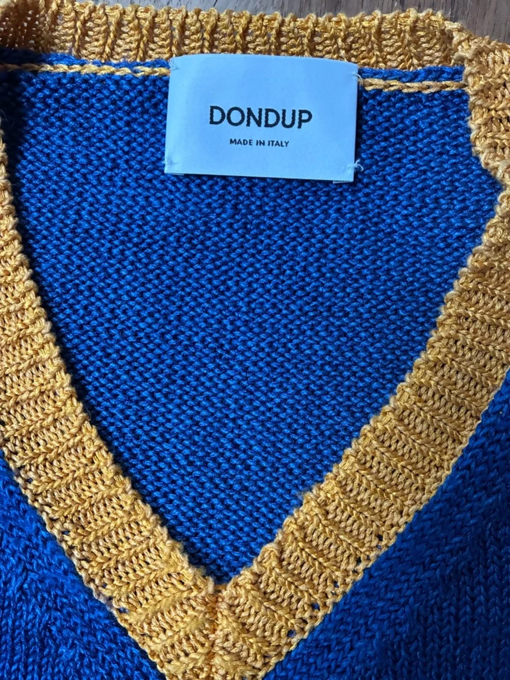Dondup blue neck
